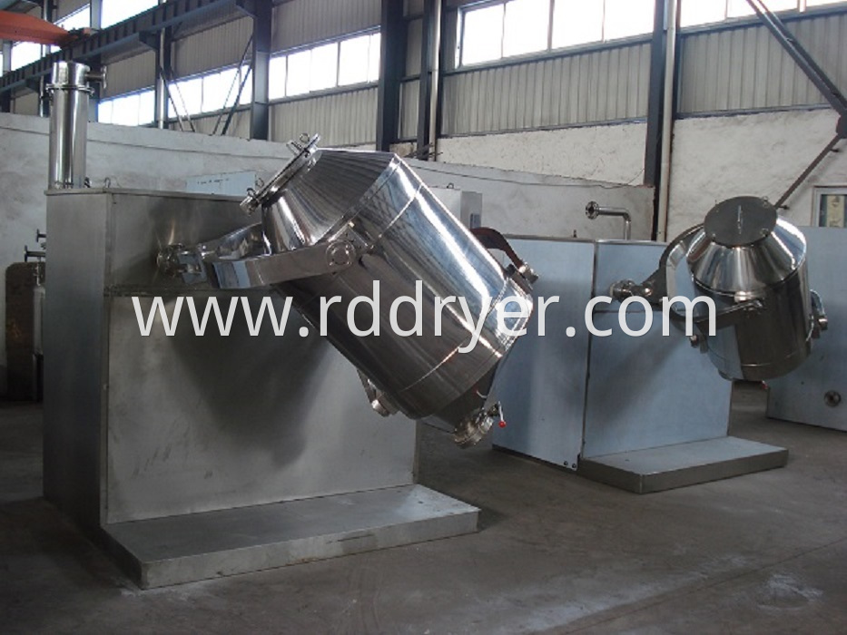 High Efficient Syh 3D Mixer for Dryer/Homogenizer for Dried Powder Homogenization